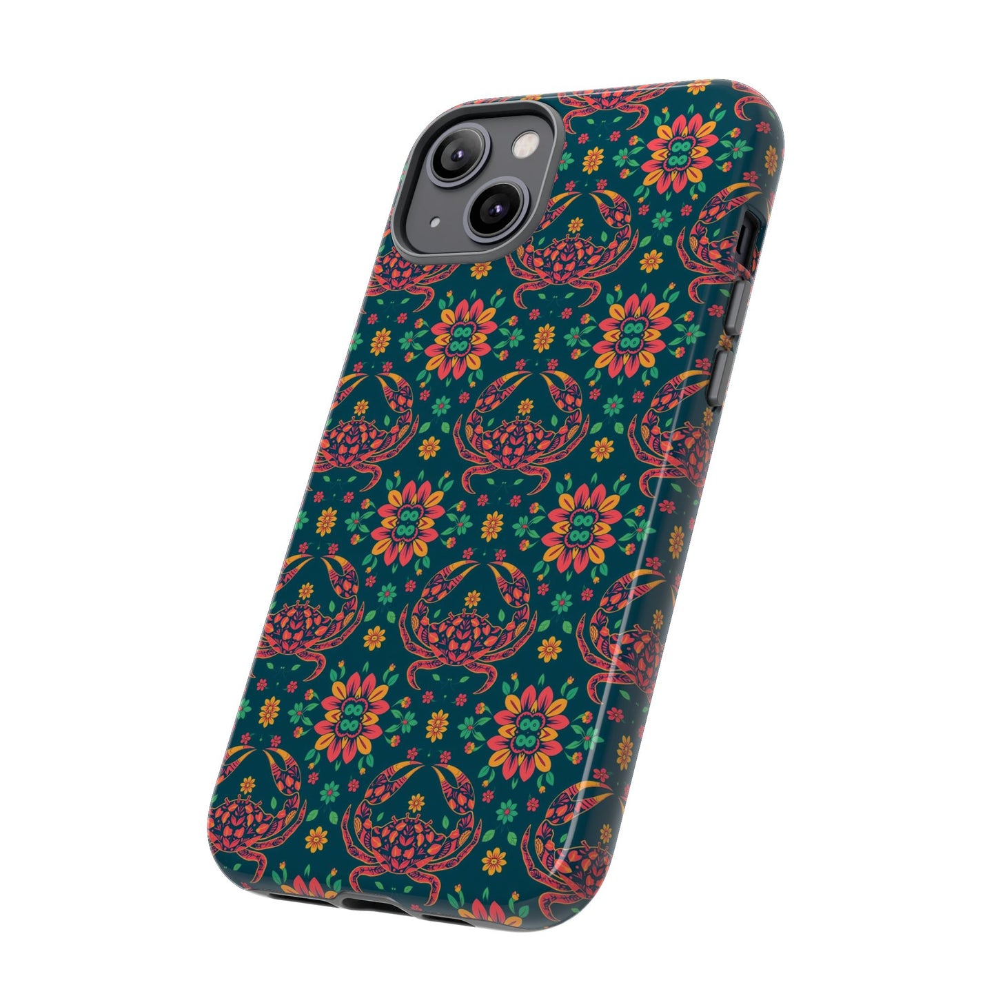 Tough Cases, Cancer, Zodiac v4, Flower Pattern