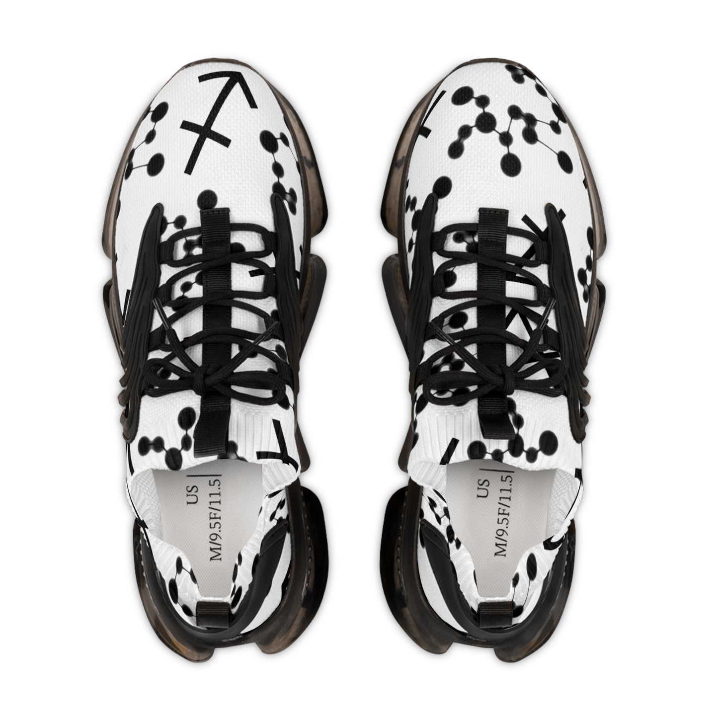 Men's Mesh Sneakers, Sagittarius Zodiac Sign, all over print