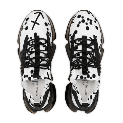 Men's Mesh Sneakers, Sagittarius Zodiac Sign, all over print