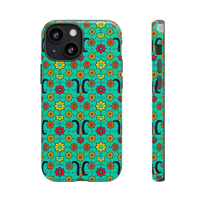 Tough Cases, Aquarius, Zodiac v2, Flower Pattern
