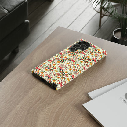 Tough Cases, Aries, Zodiac, Flower Pattern