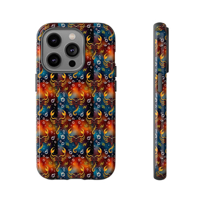 Tough Cases, Scorpio, Zodiac v2, Bubble Pattern