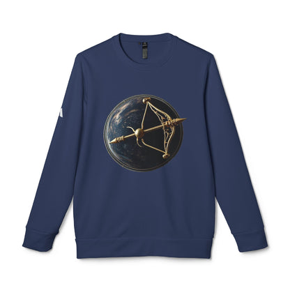 Adidas, Unisex Fleece Crewneck Sweatshirt, Sagittarius, Pop Art, Zodiac
