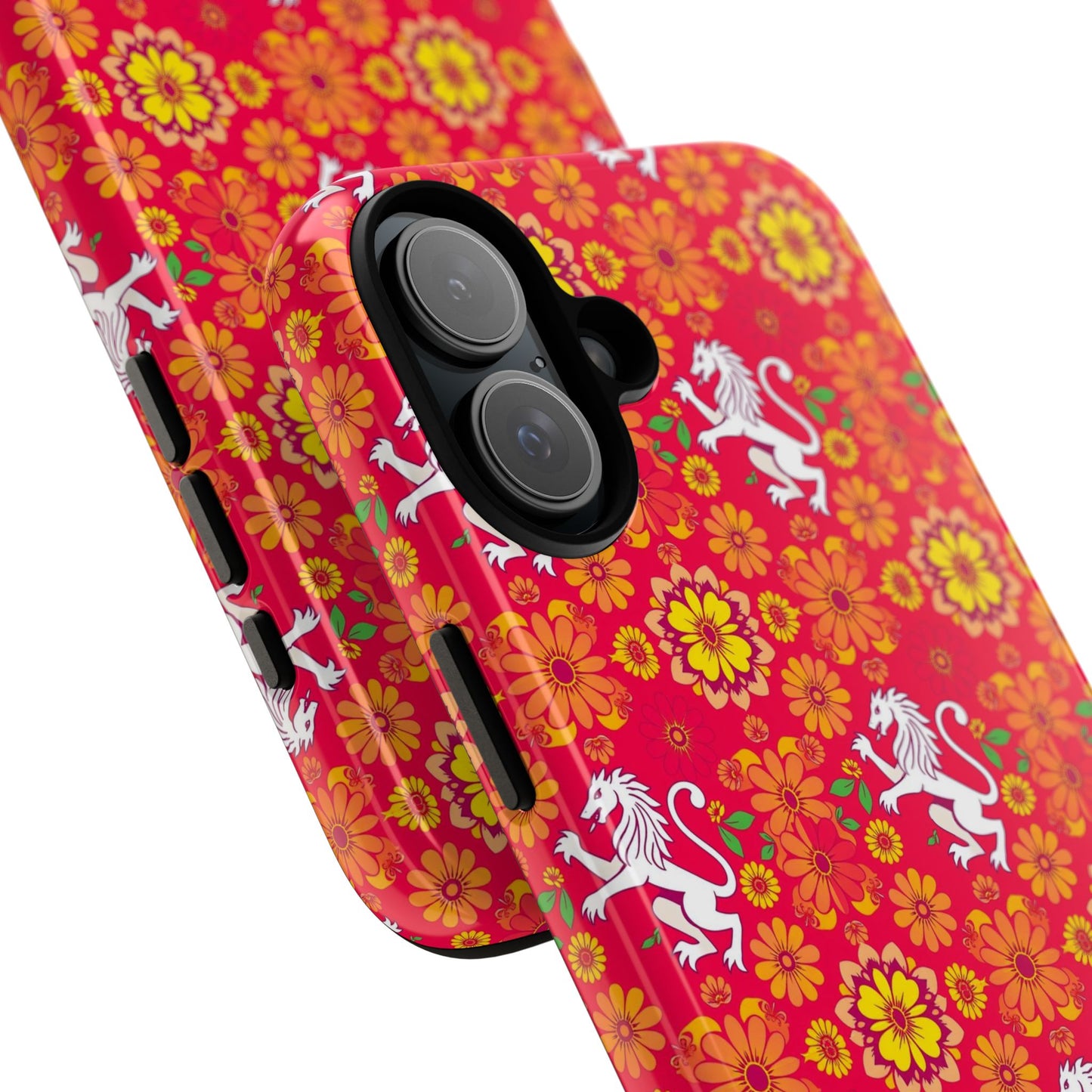 Tough Cases, Leo, Zodiac v4, Flower Pattern