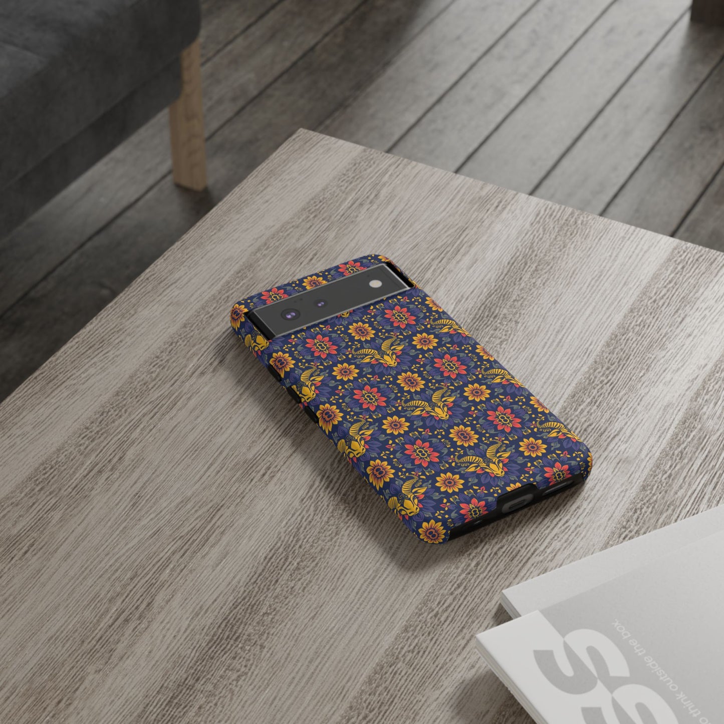 Tough Cases, Taurus, Zodiac v3, Flower Pattern