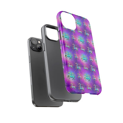 Tough Cases, Aquarius, Zodiac, Metal Pattern