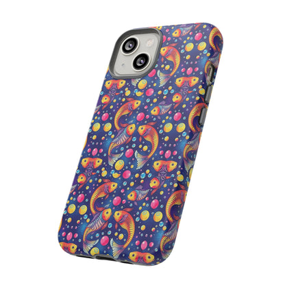 Tough Cases, Pisces, Zodiac, Bubble Pattern