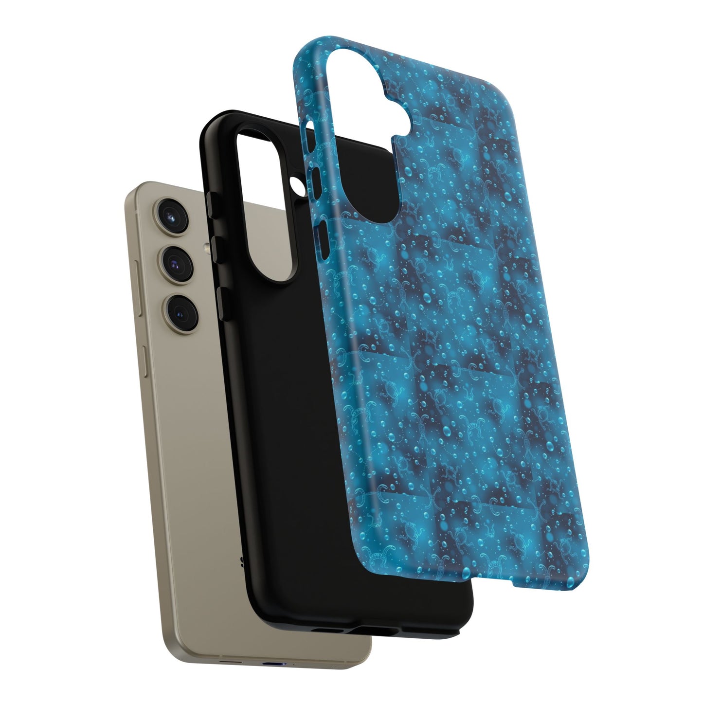 Tough Cases, Aquarius, Zodiac v3, Bubble Pattern