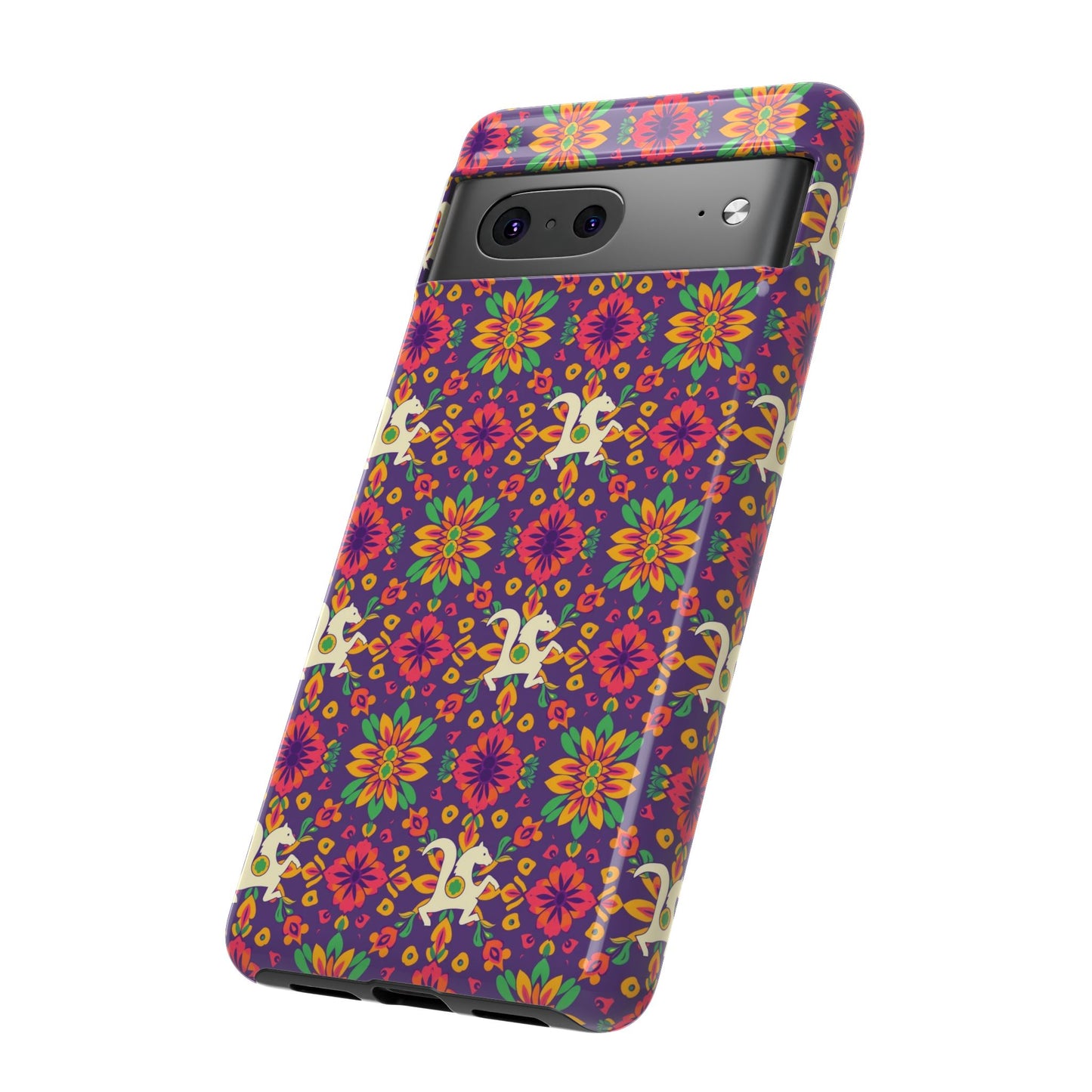 Tough Cases, Aquarius, Zodiac v1, Flower Pattern