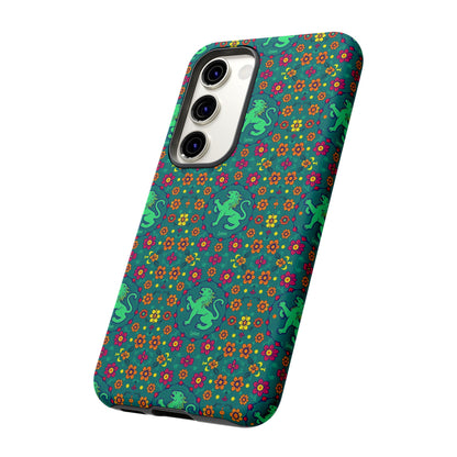 Tough Cases, Leo, Zodiac v3, Flower Pattern