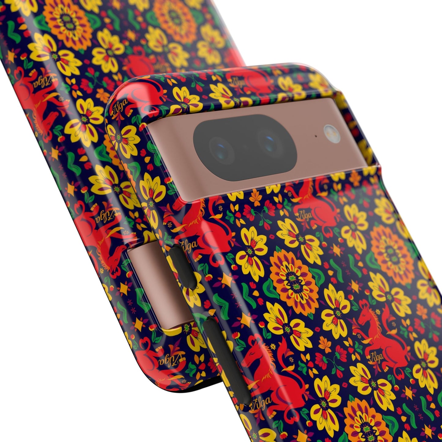 Tough Cases, Virgo, Zodiac v2, Flower Pattern