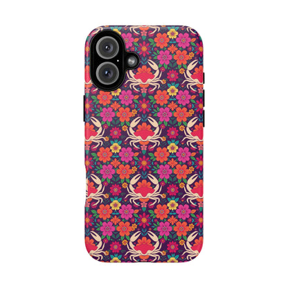 Tough Cases, Cancer, Zodiac v1, Flower Pattern
