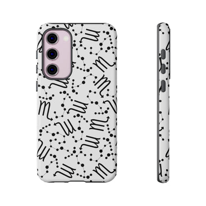 Tough Cases with the Scorpio Zodiac sign for iPhone, Samsung Galaxy, and Google Pixel devices