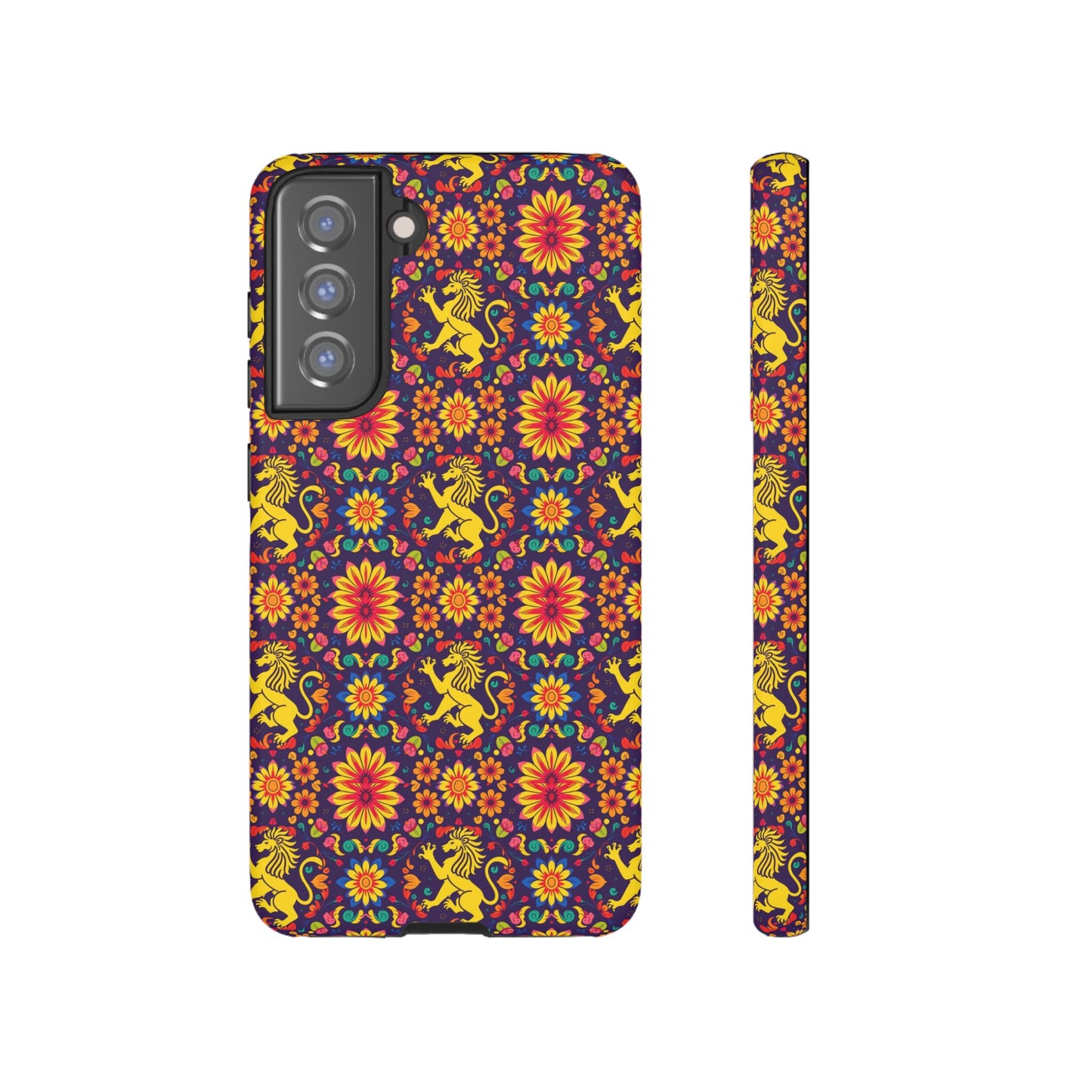 Tough Cases, Leo, Zodiac, Flower Pattern