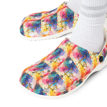 EVA Foam Rubber Shoes, (AOP), Libra, Zodiac v3, Pattern