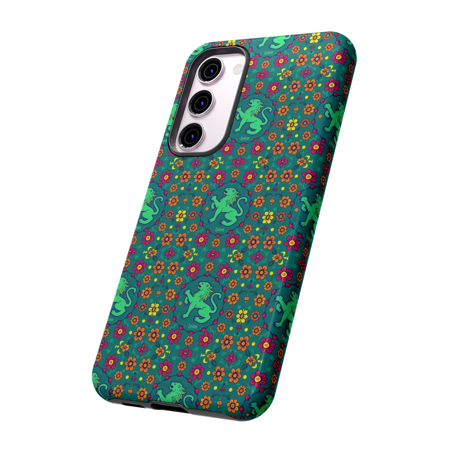 Tough Cases, Leo, Zodiac v3, Flower Pattern