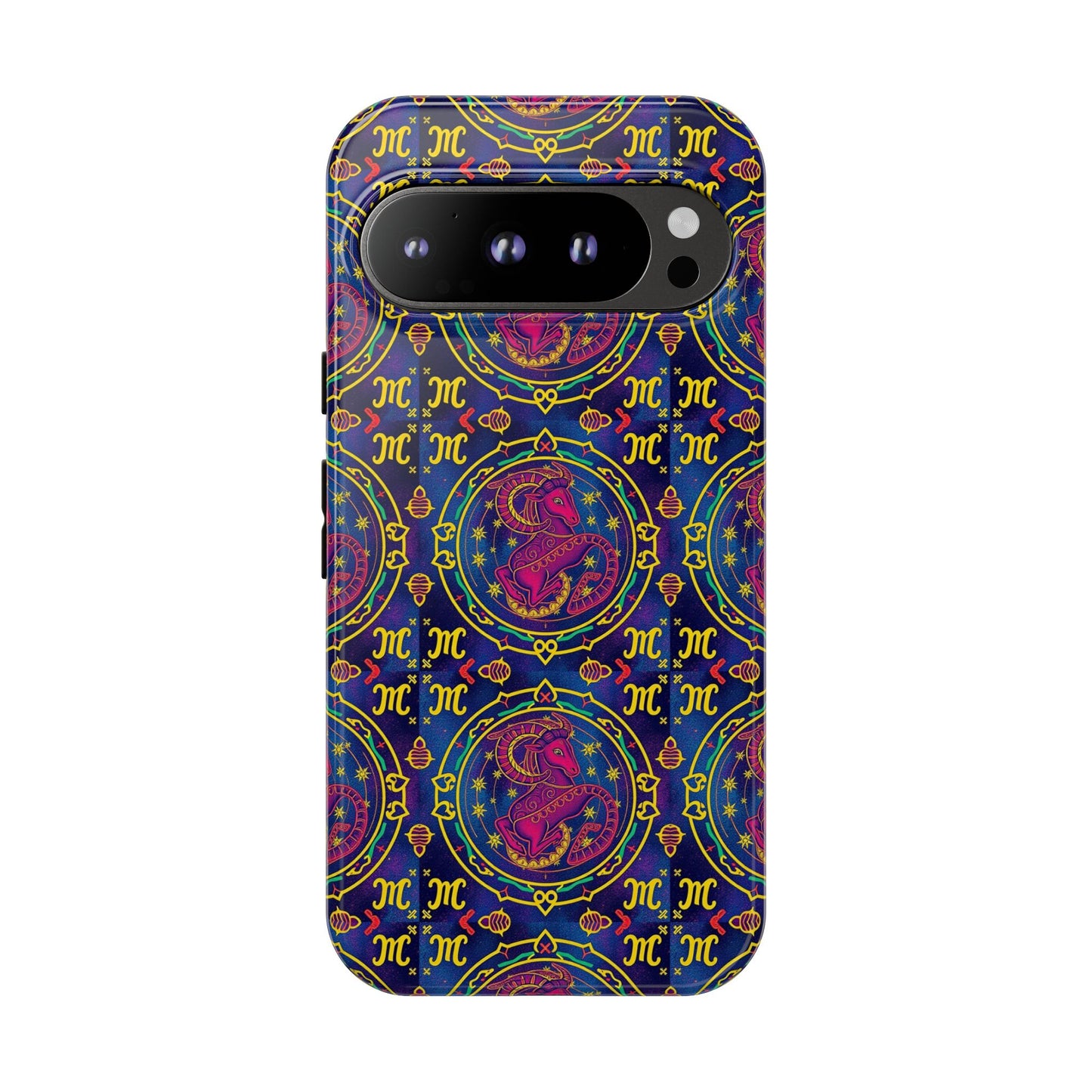 Tough Cases, Capricorn, Zodiac, Metal Pattern