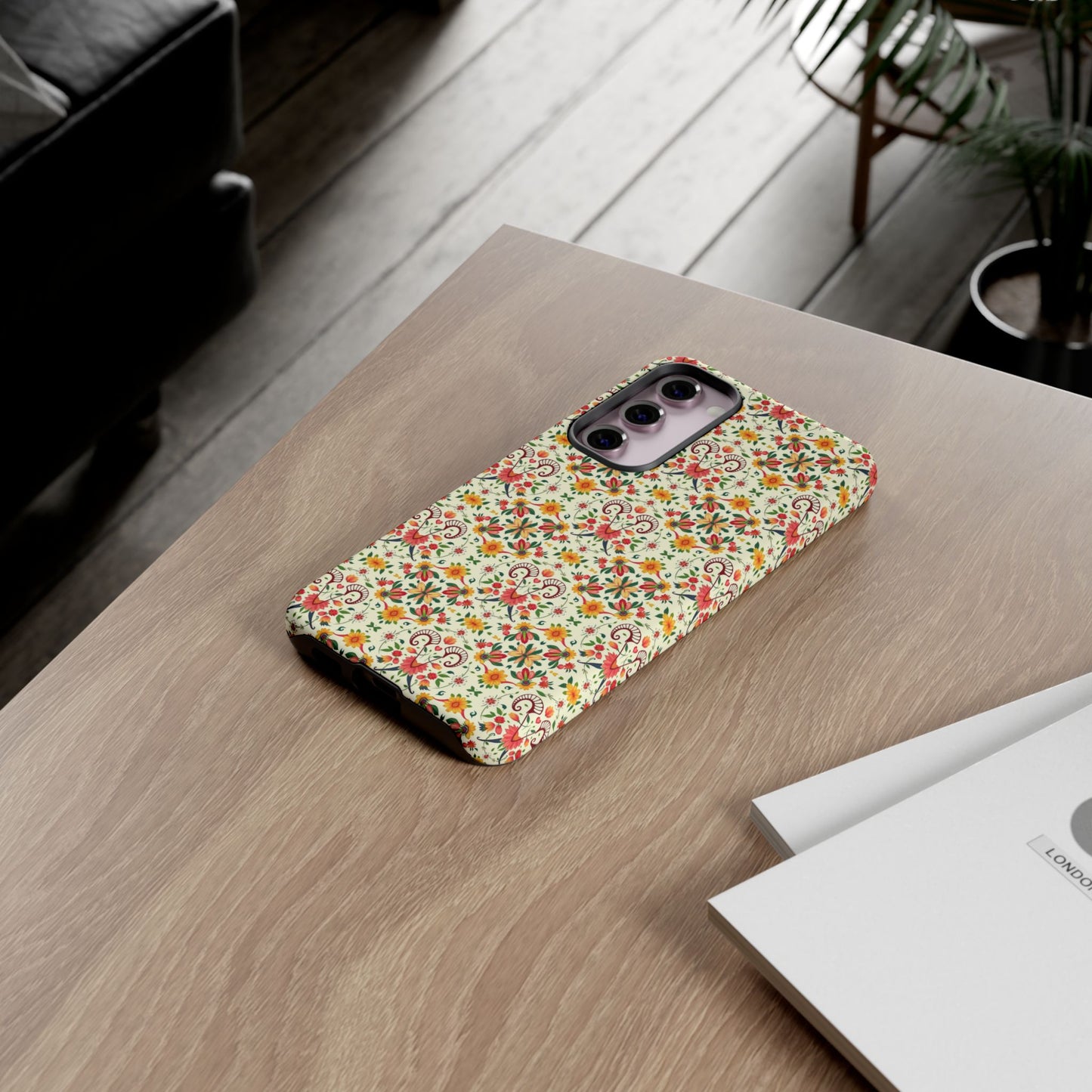 Tough Cases, Aries, Zodiac, Flower Pattern