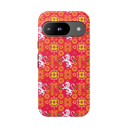 Tough Cases, Leo, Zodiac v4, Flower Pattern