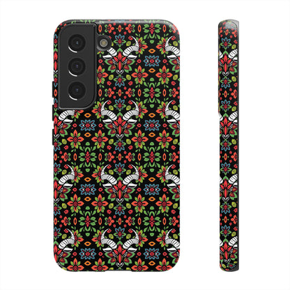 Tough Cases, Taurus, Zodiac v2, Flower Pattern