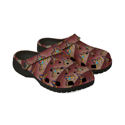 EVA Foam Rubber Shoes, (AOP), Taurus, Zodiac, Pattern