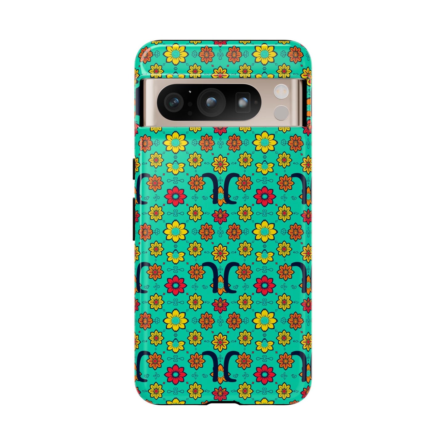 Tough Cases, Aquarius, Zodiac v2, Flower Pattern