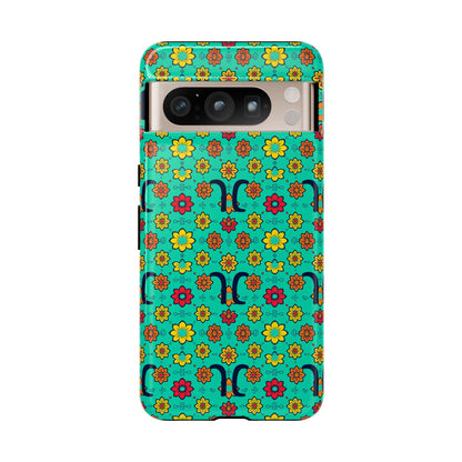Tough Cases, Aquarius, Zodiac v2, Flower Pattern