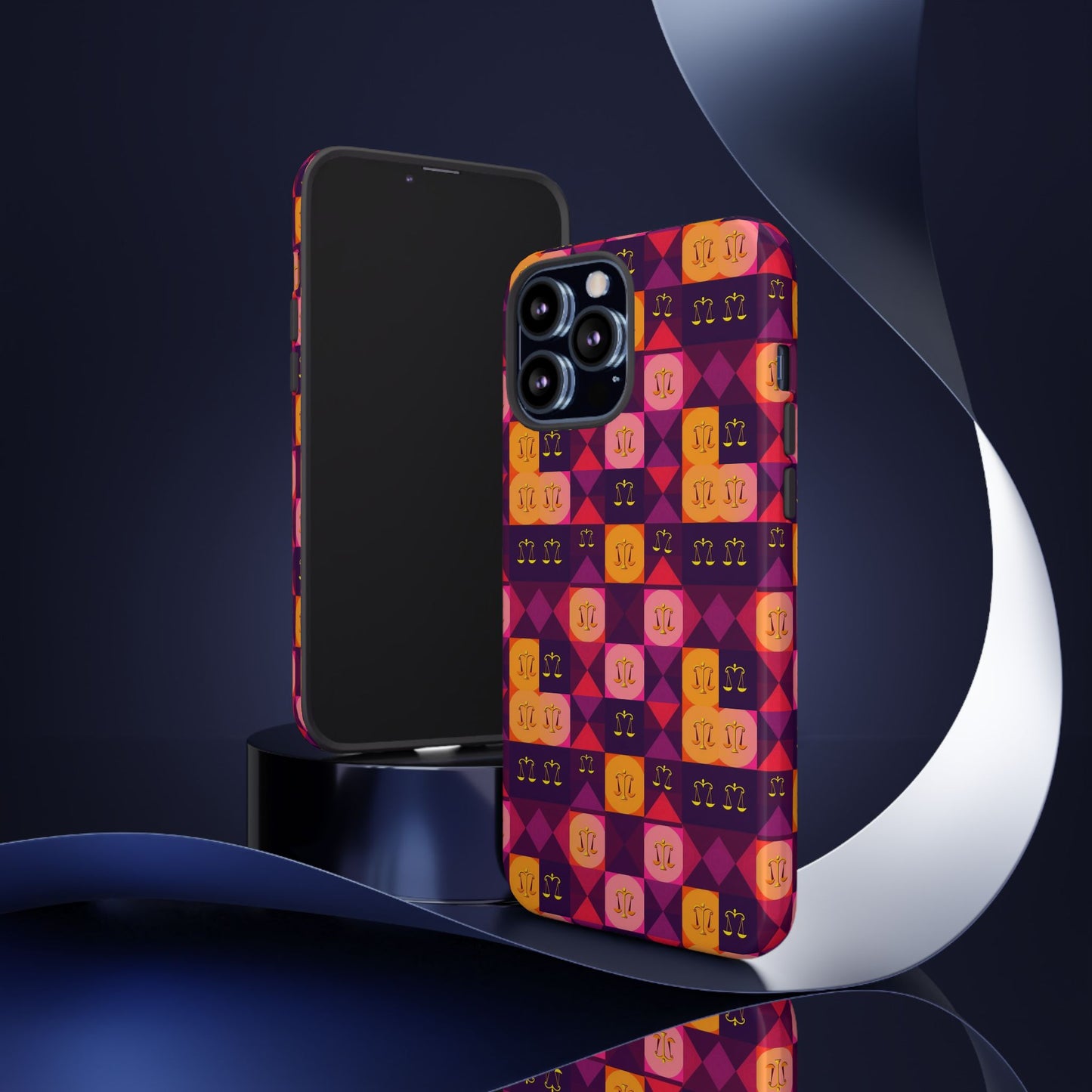 Tough Cases, Libra, Zodiac v1, Shape Pattern
