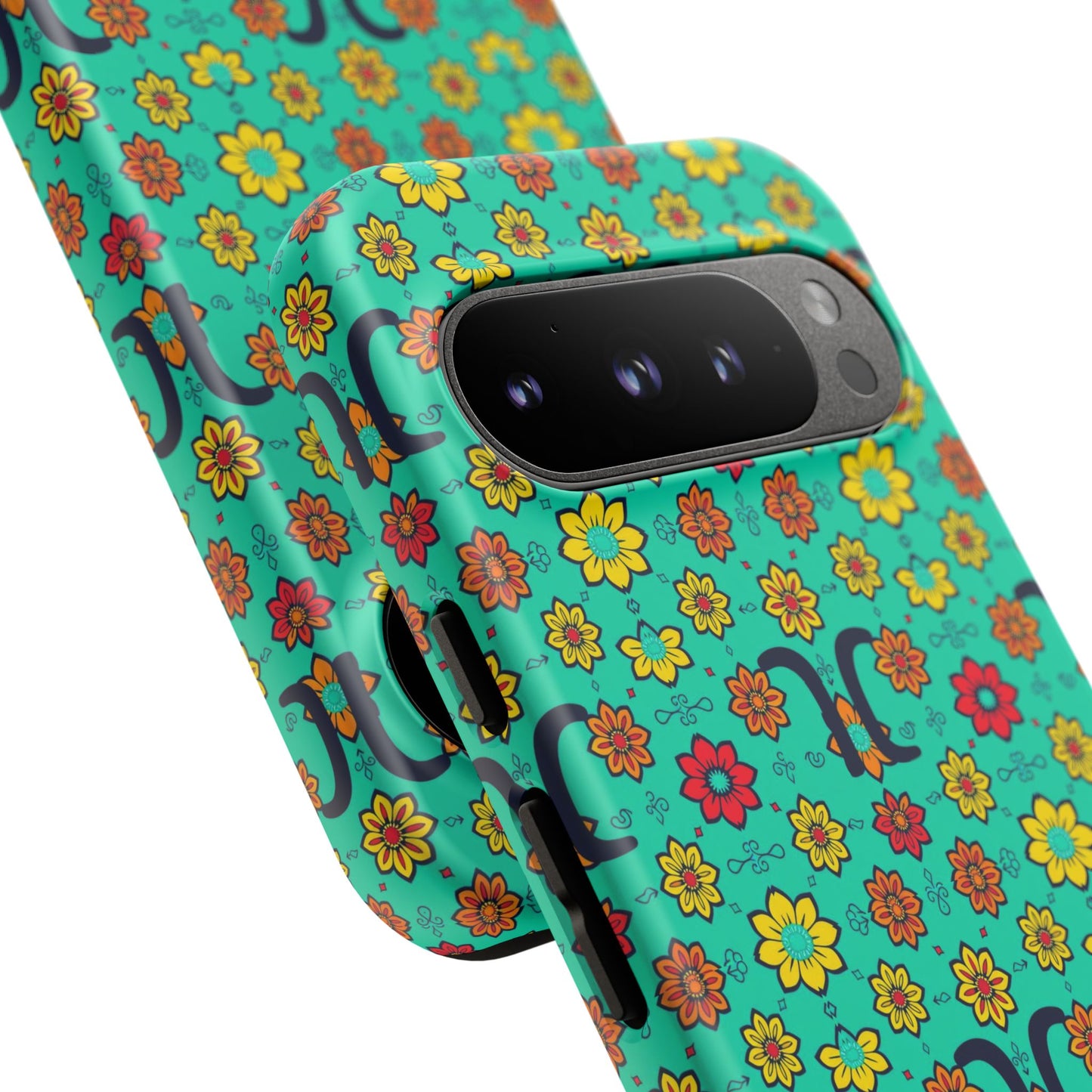 Tough Cases, Aquarius, Zodiac v2, Flower Pattern