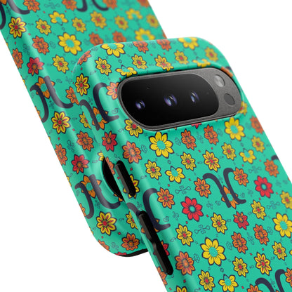 Tough Cases, Aquarius, Zodiac v2, Flower Pattern