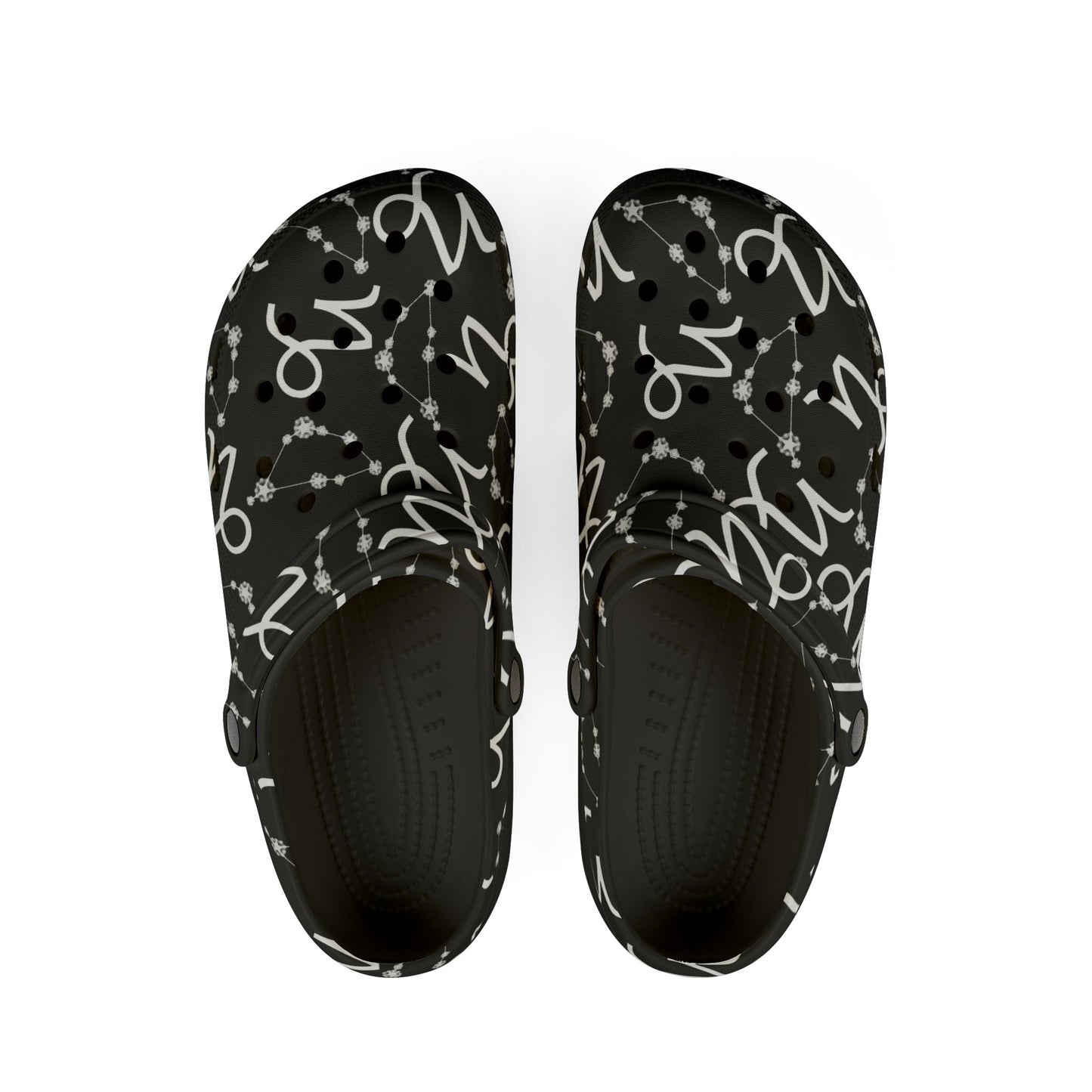 EVA Foam Rubber Shoes (AOP), Material 100% EVA, Capricorn Zodiac Design