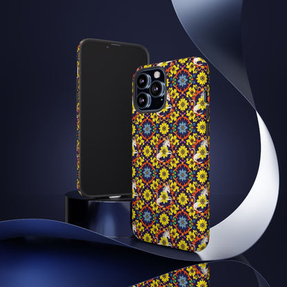 Tough Cases, Aquarius, Zodiac v3, Flower Pattern