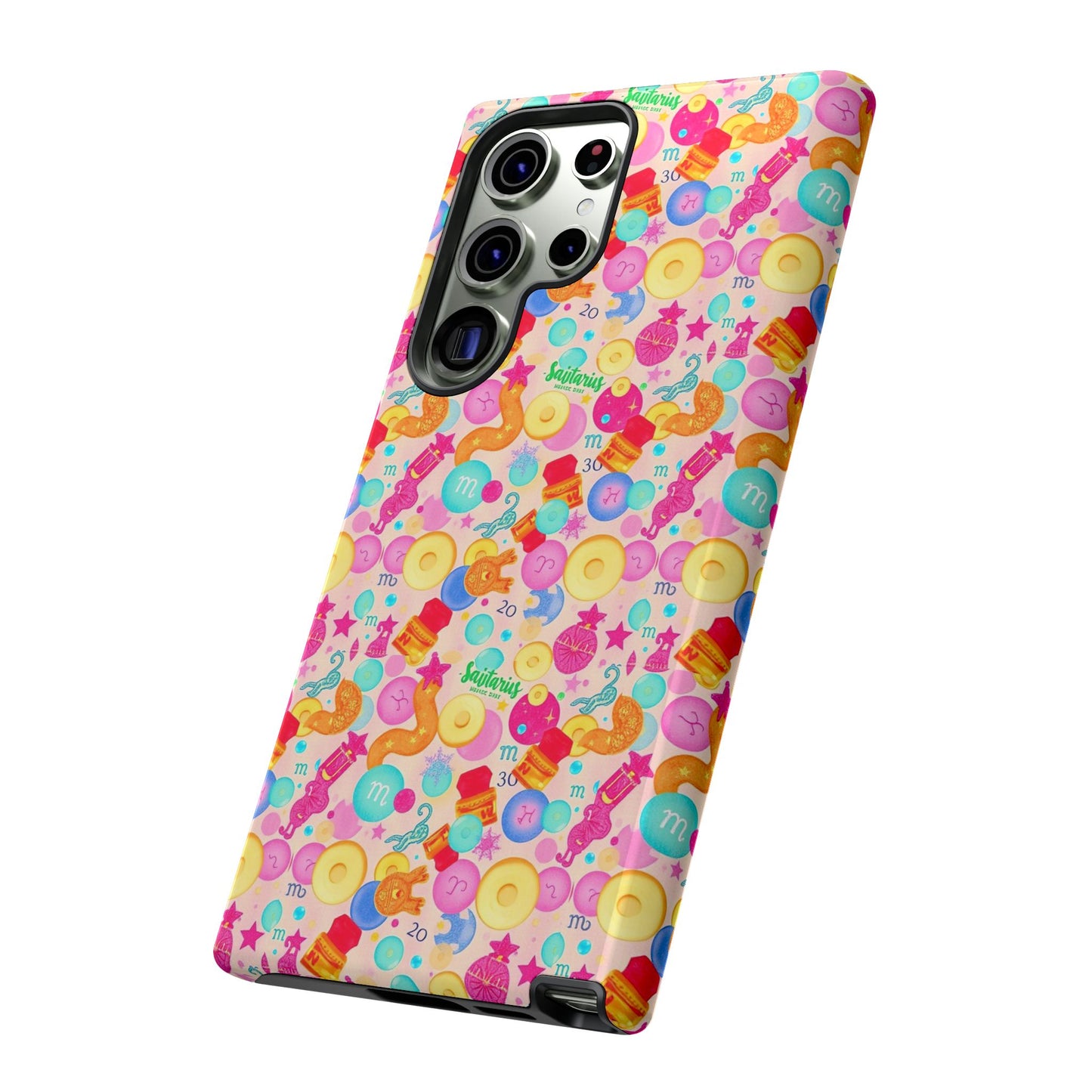 Tough Cases, Sagittarius, Zodiac v2, Bubble Pattern