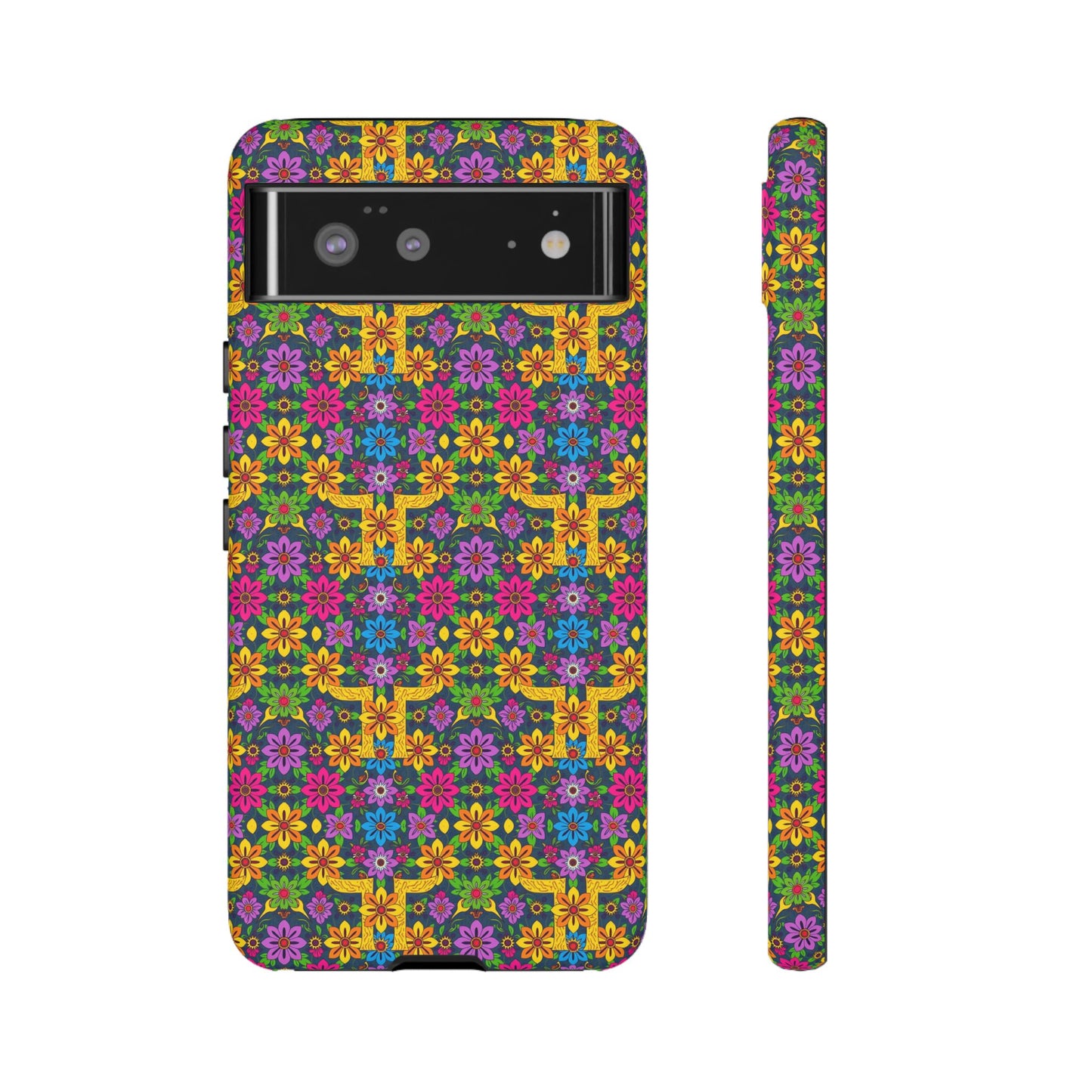 Tough Cases, Gemini, Zodiac v3, Flower Pattern