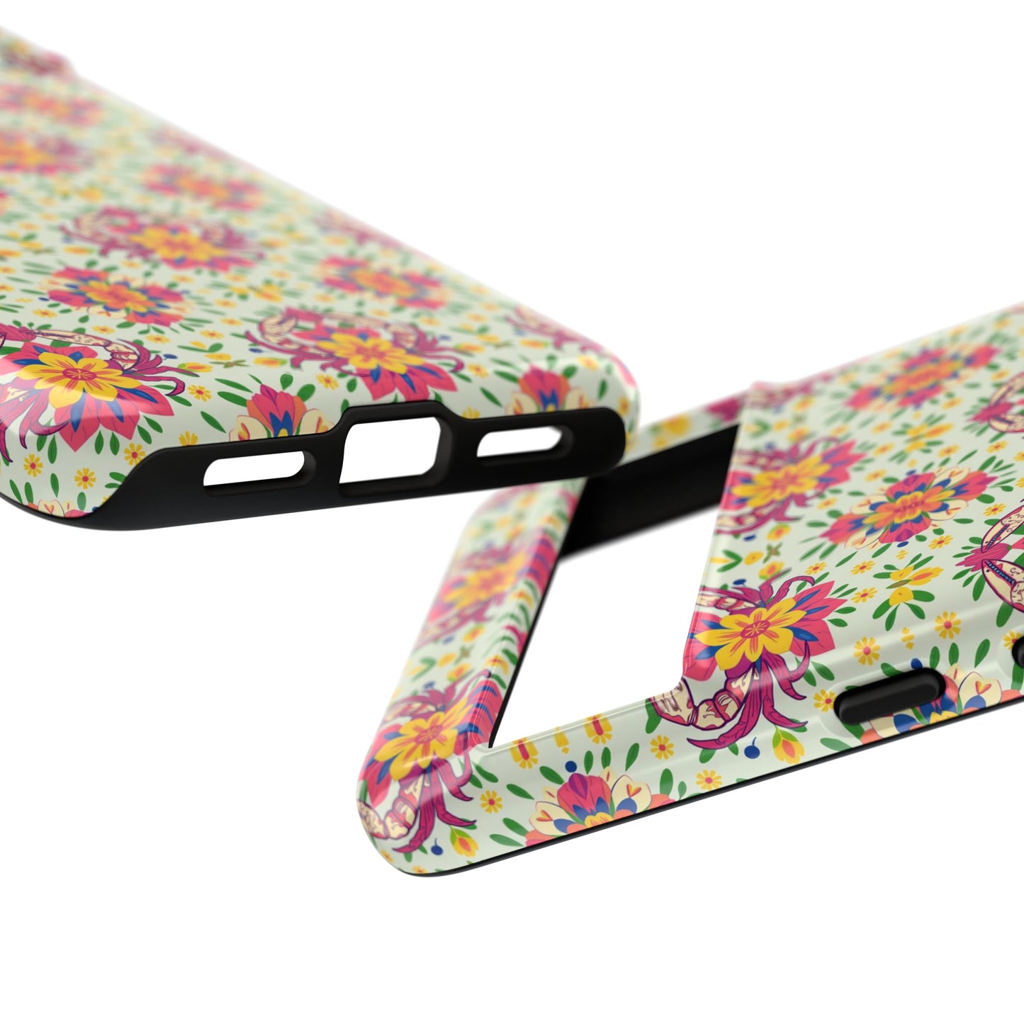Tough Cases, Cancer, Zodiac v3, Flower Pattern