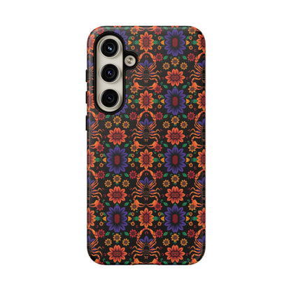 Tough Cases, Scorpio, Zodiac, Flower Pattern