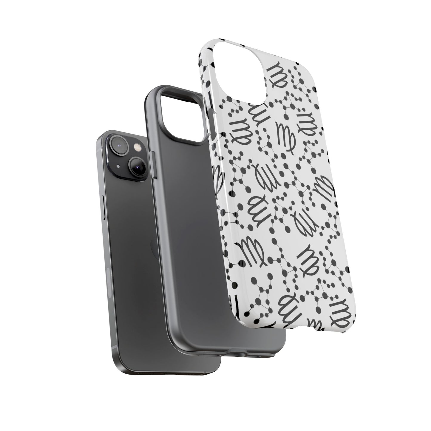 Tough Cases with the Virgo Zodiac sign for iPhone, Samsung Galaxy, and Google Pixel devices