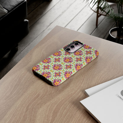 Tough Cases, Cancer, Zodiac v3, Flower Pattern