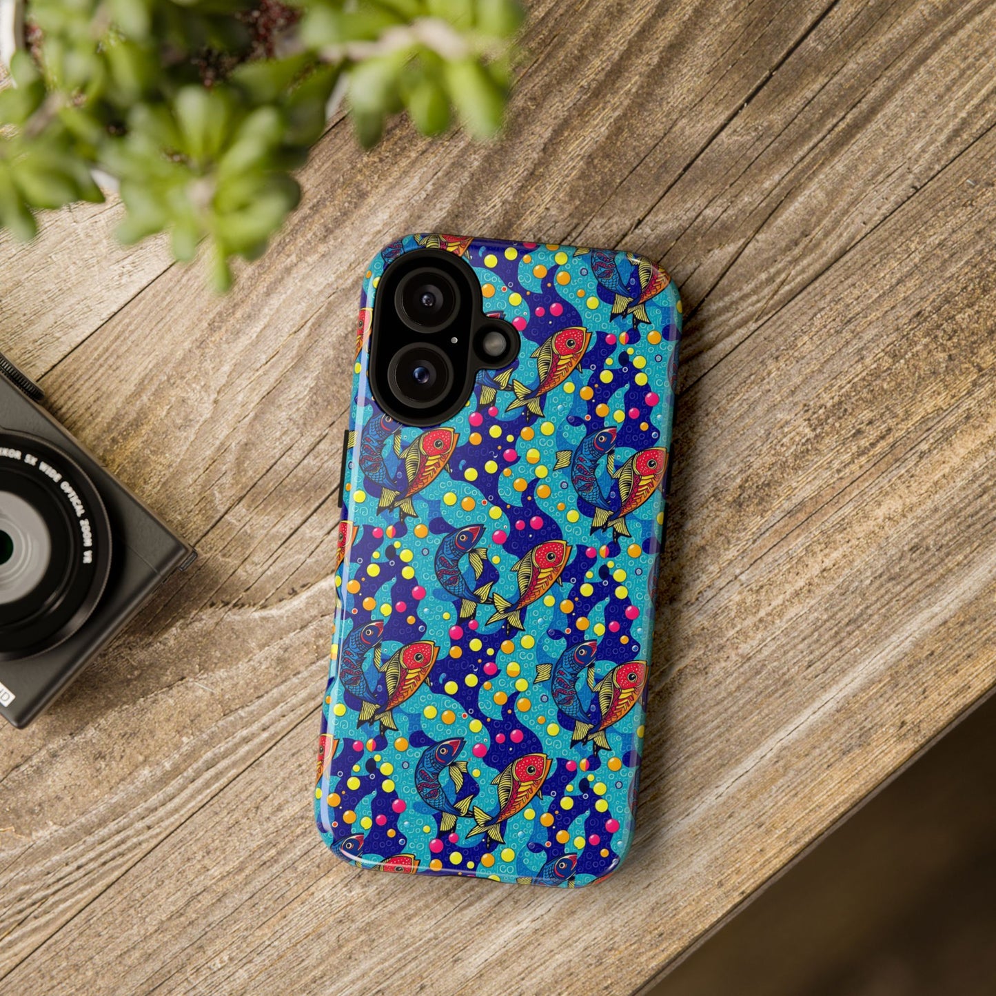 Tough Cases, Pisces, Zodiac v2, Bubble Pattern