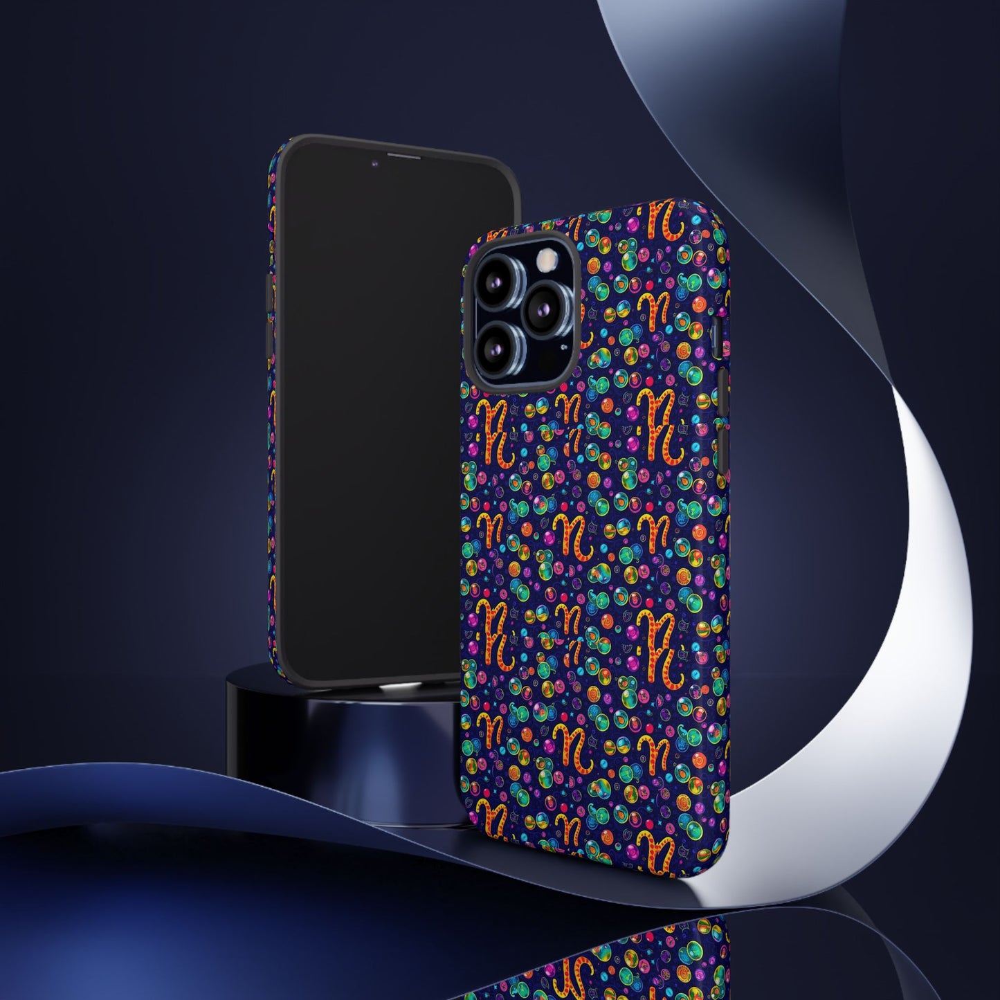 Tough Cases, Aquarius, Zodiac, Bubble Pattern