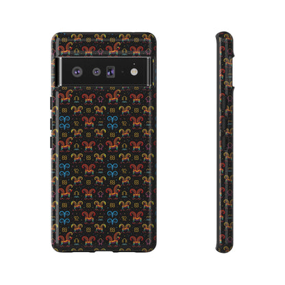 Tough Cases, Aries, Zodiac v1, Metal Pattern