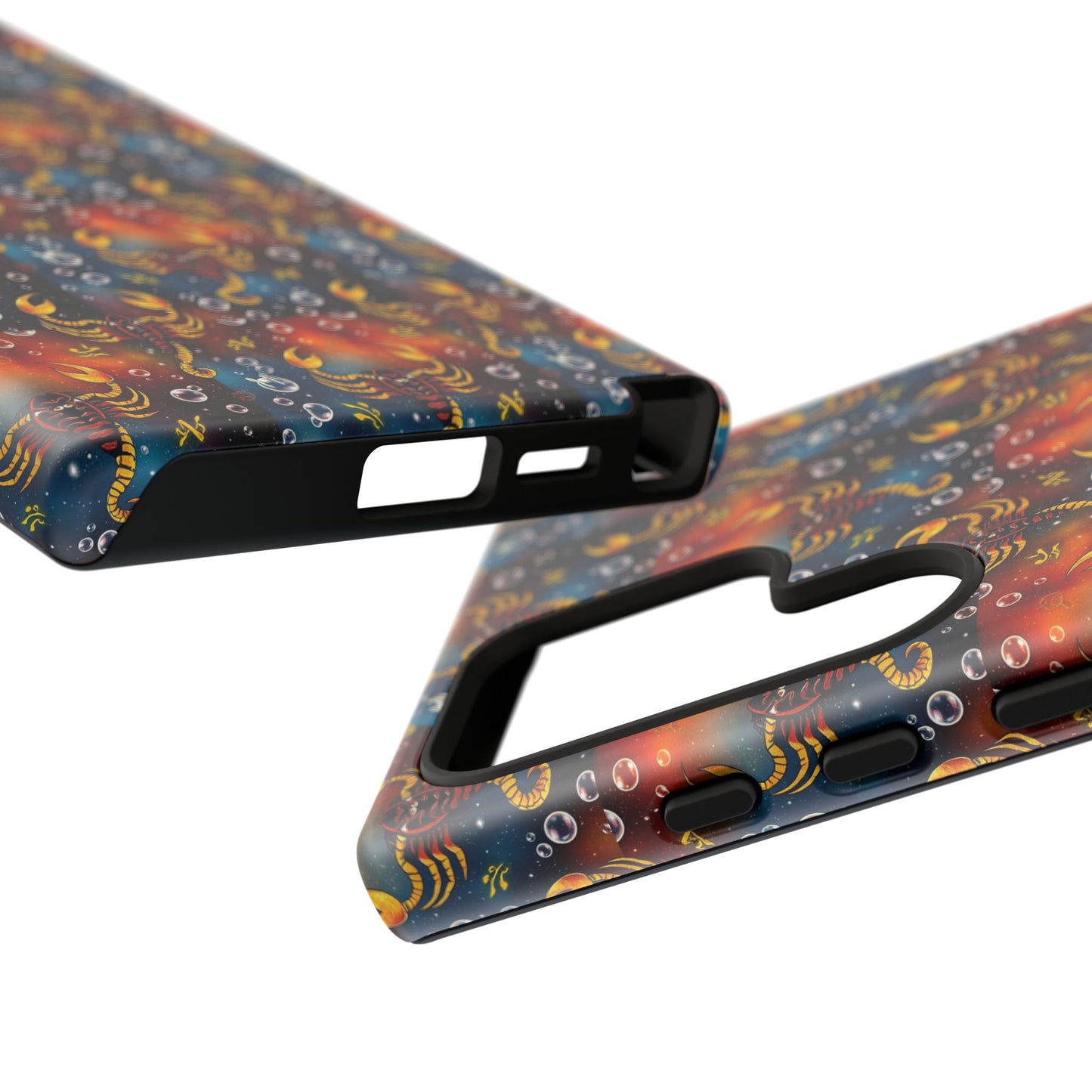 Tough Cases, Scorpio, Zodiac v2, Bubble Pattern