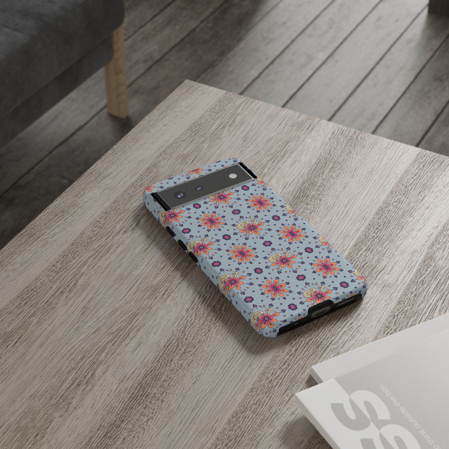 Tough Cases, Sagittarius, Zodiac v3, Flower Pattern