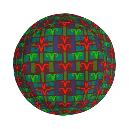 Bucket Hat, (AOP), Aries, Zodiac, Shape Pattern