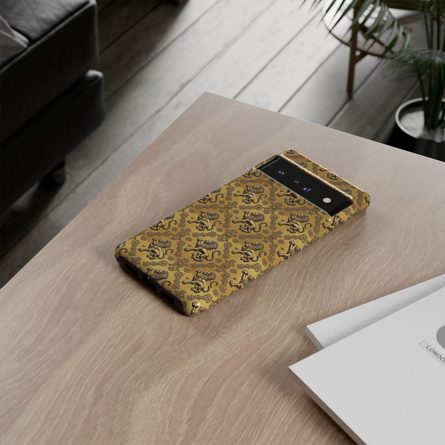 Tough Cases, Leo, Zodiac, Metal Pattern