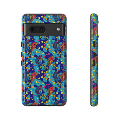 Tough Cases, Pisces, Zodiac v2, Bubble Pattern
