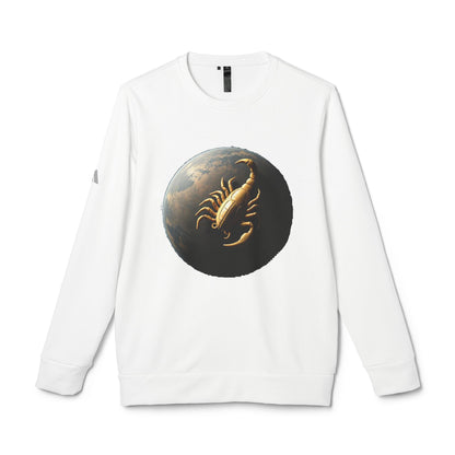 Adidas, Unisex Fleece Crewneck Sweatshirt, Scorpio, Planet Animal, Zodiac