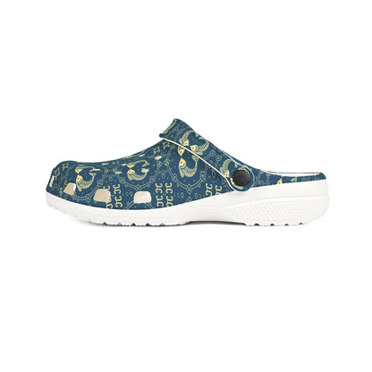 EVA Foam Rubber Shoes, (AOP), Pisces, Zodiac v4, Pattern