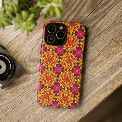 Tough Cases, Scorpio, Zodiac v1, Flower Pattern