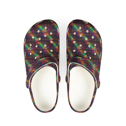 EVA Foam Rubber Shoes, (AOP), Sagittarius, Zodiac v1, Pattern